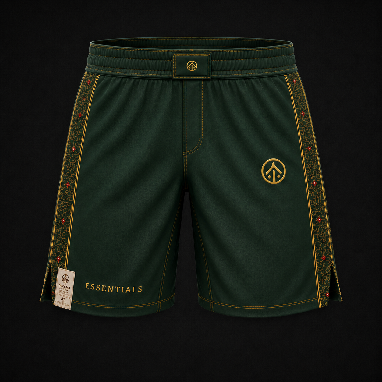 Fight Shorts — Forest Green