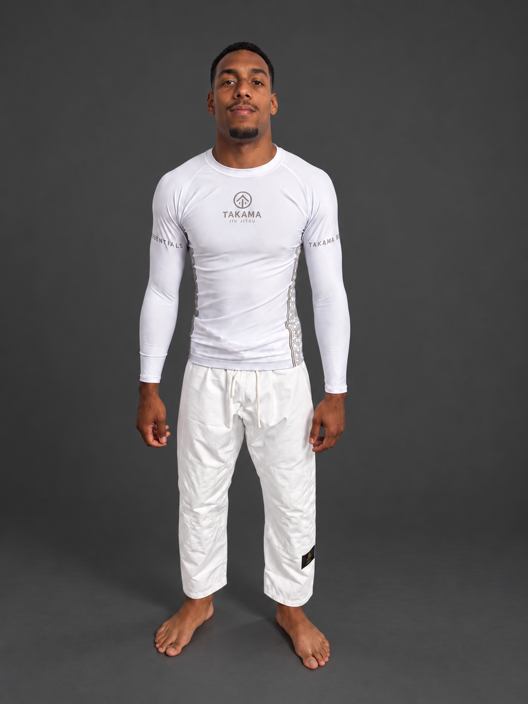 Long Sleeve Rash Guard — White